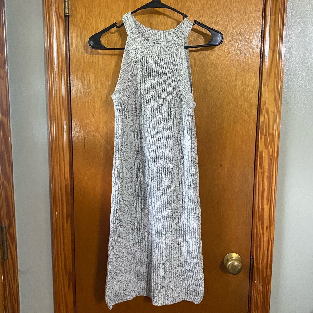 Grey Madewell Sweater Shift Dress Size XXS